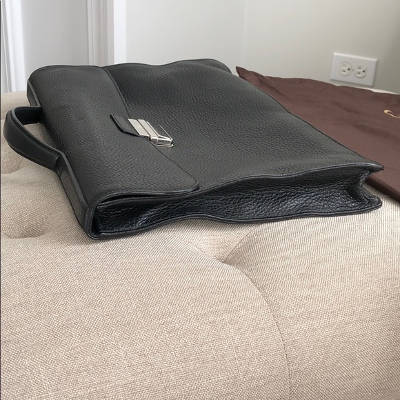 100% Authentic Leather Gucci Briefcase - Black - Picture 8 of 8